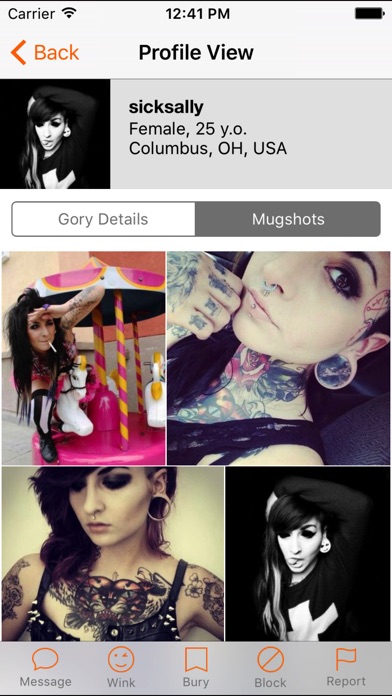 Goth girl dating app