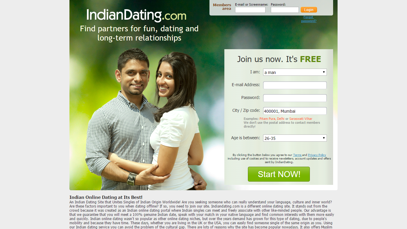 Besten kostenlosen dating-sites in indien in