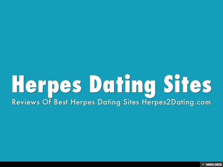 Herpes dating kostenlose sites